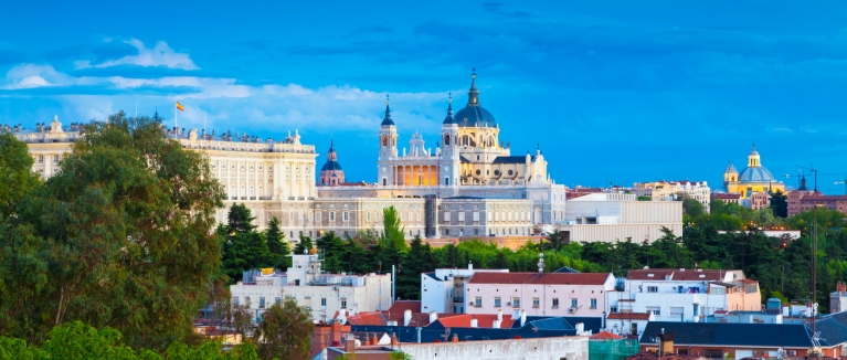 Madrid skyline